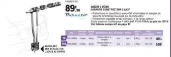E.Leclerc L'Auto AREZZO 3 VÉLOS offre