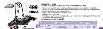 E.Leclerc L'Auto VÉLOCOMPACT 2 VÉLOS offre