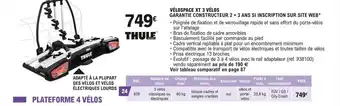VÉLOSPACE XT 3 VÉLOS