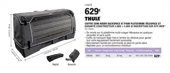 E.Leclerc L'Auto COFFRE SEMI-RIGIDE BACKSPACE XT offre