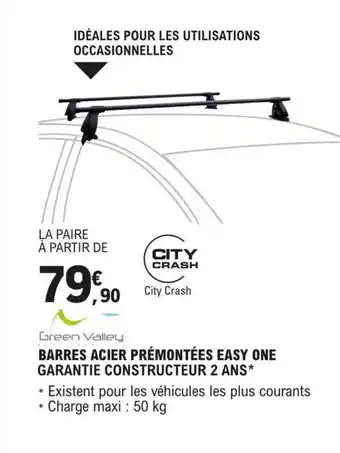 BARRES ACIER PRĂMONTĂES EASY ONE