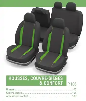 HOUSSES, COUVRE-SIĂGES & CONFORT
