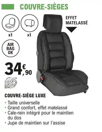 COUVRE-SIÈGE LUXE