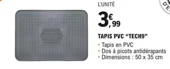 E.Leclerc L'Auto TAPIS PVC "TECH9" offre