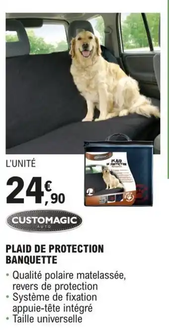 E.Leclerc L'Auto PLAID DE PROTECTION BANQUETTE offre