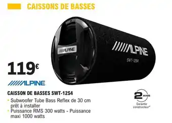 CAISSONS DE BASSES SWT-1254