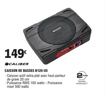 CAISSON DE BASSES B120-US