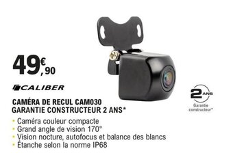 E.Leclerc L'Auto CAMÉRA DE RECUL CAM030 offre