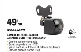 CAMÉRA DE RECUL CAM030 GARANTIE CONSTRUCTEUR 2 ANS*
