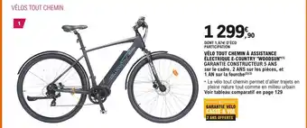 VÉLO TOUT CHEMIN À ASSISTANCE ÉLECTRIQUE E-COUNTRY "WOODSUN"(¹)
