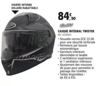 CASQUE INTĂGRAL TWISTER RĂF. 32300029