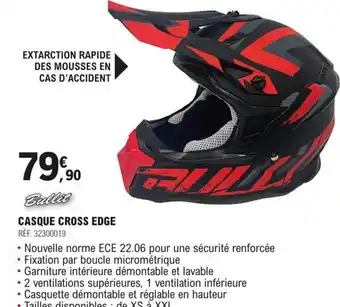 E.Leclerc L'Auto CASQUE CROSS EDGE offre