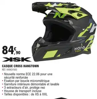 E.Leclerc L'Auto CASQUE CROSS HANGTOWN RÉF. HANGY000 offre