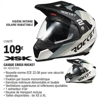 E.Leclerc L'Auto CASQUE CROSS ROCKET offre