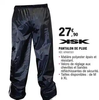 PANTALON DE PLUIE