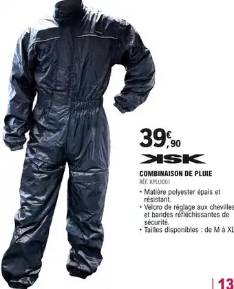 E.Leclerc L'Auto COMBINAISON DE PLUIE offre