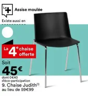 BUT 9. Chaise Judith offre