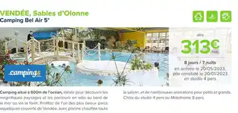 VENDĂE, Sables d'Olonne Camping Bel Air 5*