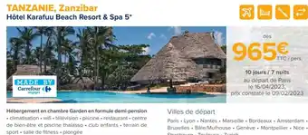 TANZANIE, Zanzibar Hôtel Karafuu Beach Resort & Spa 5*