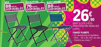 E.Leclerc CHAISE PLIANTE offre