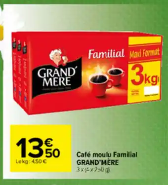 Café moulu Familial Grand'Mère