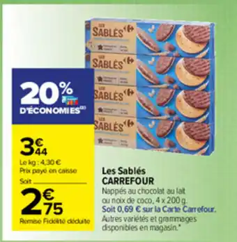 Carrefour Market Les Sablés Carrefour offre