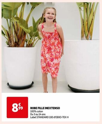 Auchan Robe fille inextenso offre