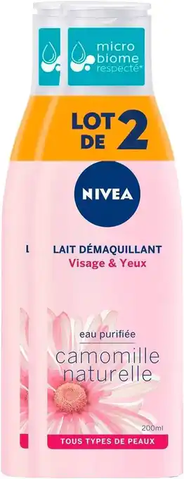 Match Nivea démaquillant visage offre