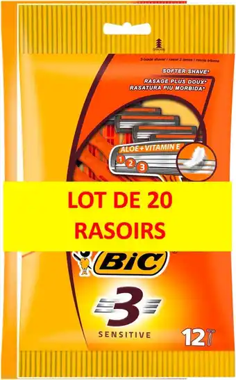 Match Bic rasoirs jetables 3 lames offre