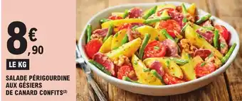 E.Leclerc SALADE PÉRIGOURDINE AUX GÉSIERS DE CANARD CONFITS(²) offre