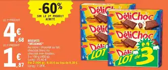 E.Leclerc BISCUITS "DÉLICHOC" offre