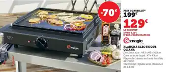 Super U PLANCHA ELECTRIQUE OLIANA offre