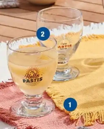 Super U 3 VERRES À PASTIS offre