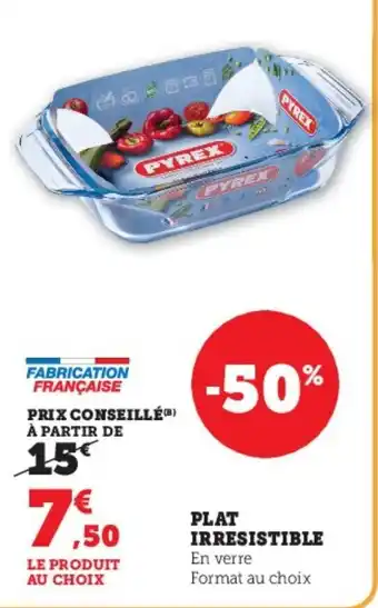 Super U PLAT IRRESISTIBLE offre
