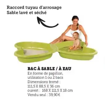 Super U BAC À SABLE / À EAU offre