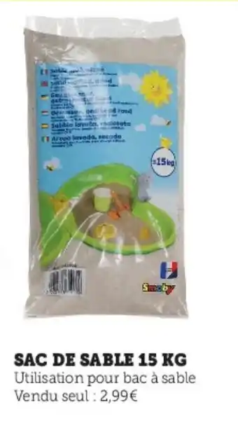 Super U SAC DE SABLE 15 KG offre