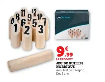 JEU DE QUILLES NORDIQUE