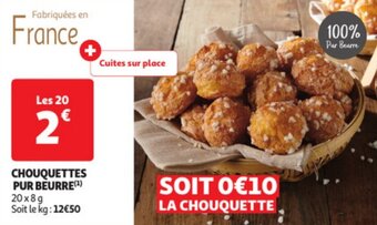 Auchan CHOUQUETTES PUR BEURRE(¹) offre