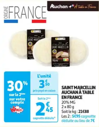 Auchan SAINT MARCELLIN offre