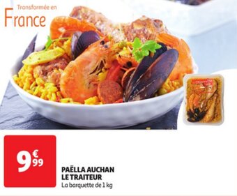 Auchan PAËLLA AUCHAN LE TRAITEUR offre