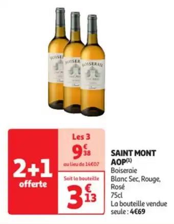 Auchan SAINT MONT AOP(¹) offre