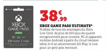 Hyper U XBOX GAME PASS ULTIMATE offre