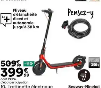BUT 10. Trottinette électrique offre