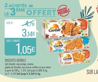 Match BISCUITS GERBLE offre