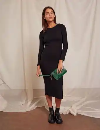 Robe longue noire