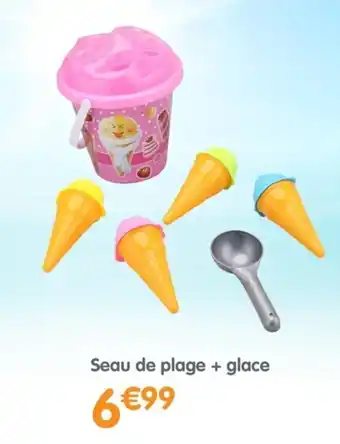 b&m Seau de plage + glace offre