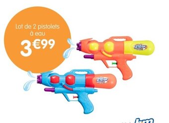 b&m Lot de 2 pistolets à eau offre