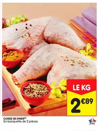 Leader Price Cuisse de Dinde offre