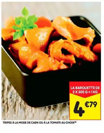 Leader Price Tripes à la Mode de Caen ou à la Tomate au Choix offre