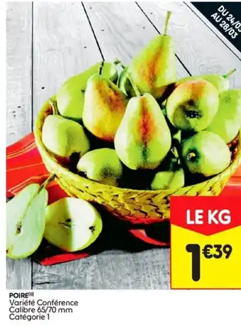 Leader Price Poire offre